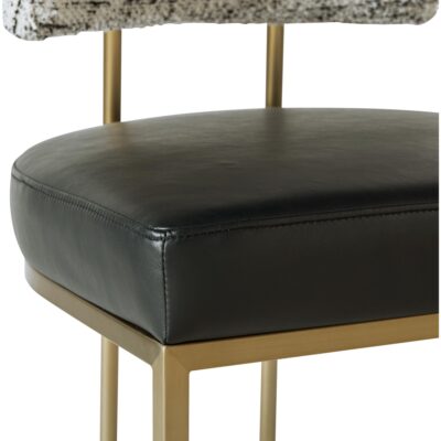 Larissa Dining Chair - Bravo Black / Halton Birch 112427 112427 LARISSA DINING CHAIR BRAVO BLACK HALTON BIRCH 7