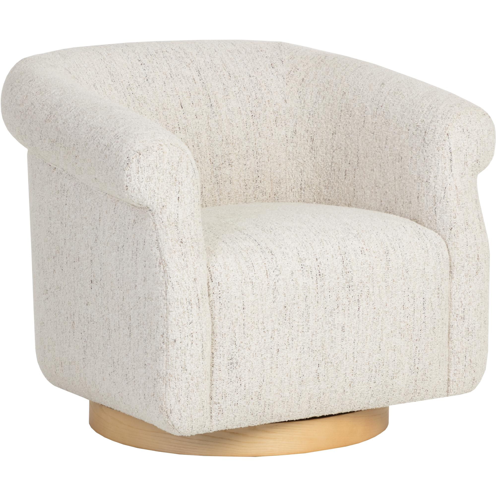 Libby Swivel Lounge Chair - Hailey Moon 1 Libby Swivel Lounge Chair - Hailey Moon