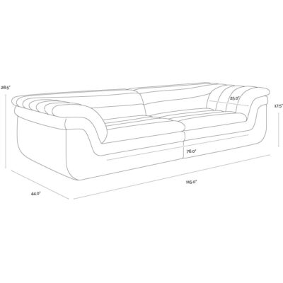 Bello Sofa - Diamond Mink 11 Bello Sofa - Diamond Mink 112483 112483 6