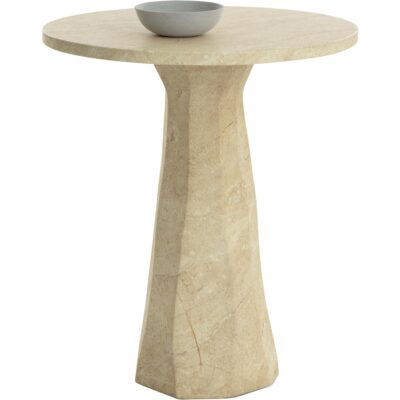 Kliff Bar Table - Travertine Look - Natural 112488 112488 KLIFF BAR TABLE TRAVERTINE LOOK 34 20
