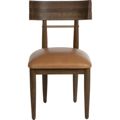 Florian Dining Chair - Chocolate - Tan Leather 6 Florian Dining Chair - Chocolate - Tan Leather 112499 112499 2