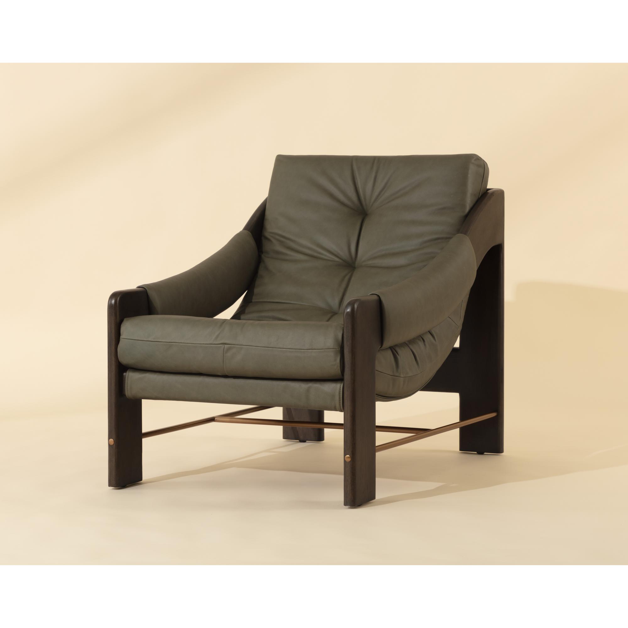 Rafferty Lounge Chair - Brown - Ludlow Dark Olive Leather 1 Rafferty Lounge Chair - Brown - Ludlow Dark Olive Leather