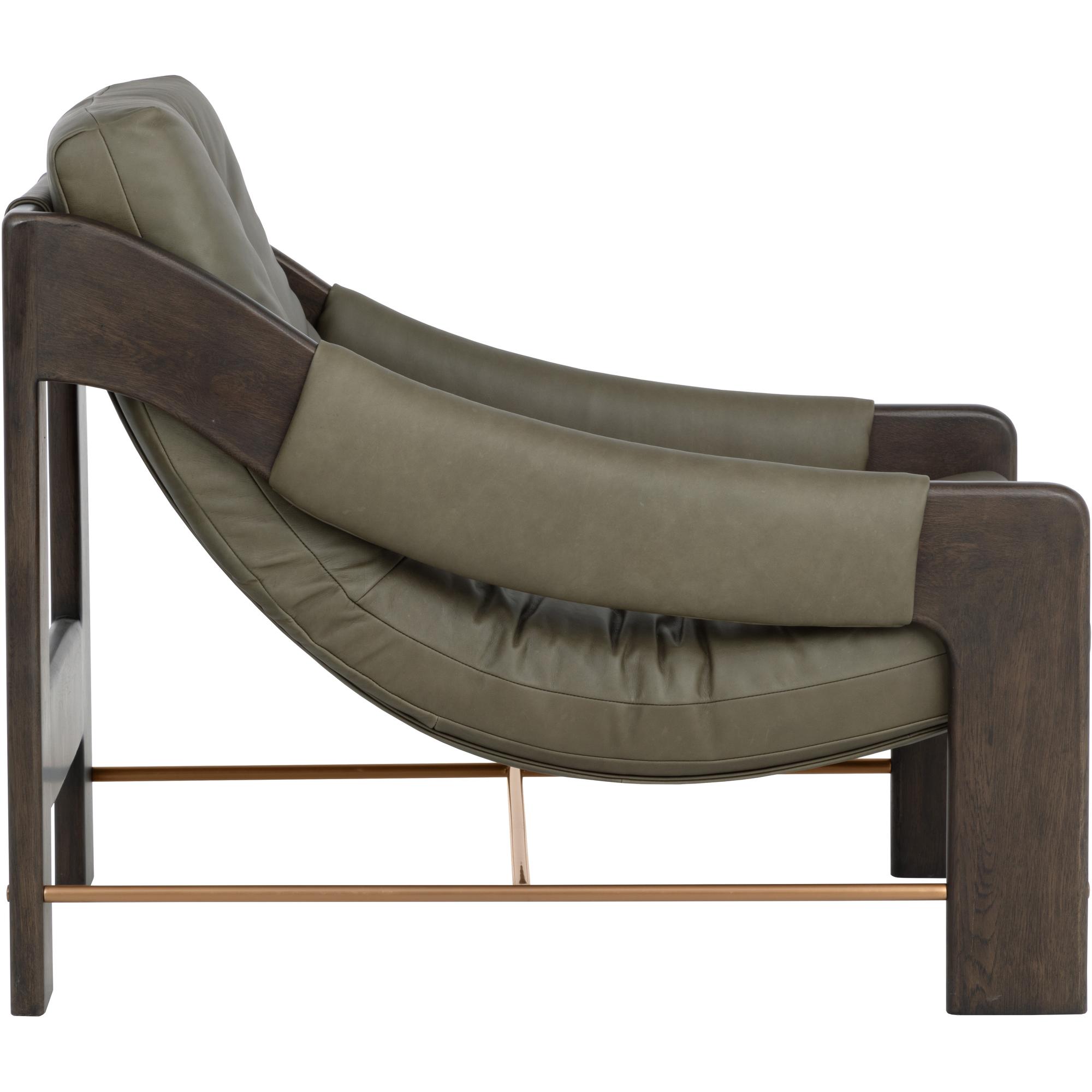 Rafferty Lounge Chair - Brown - Ludlow Dark Olive Leather 5 Rafferty Lounge Chair - Brown - Ludlow Dark Olive Leather - Image 5