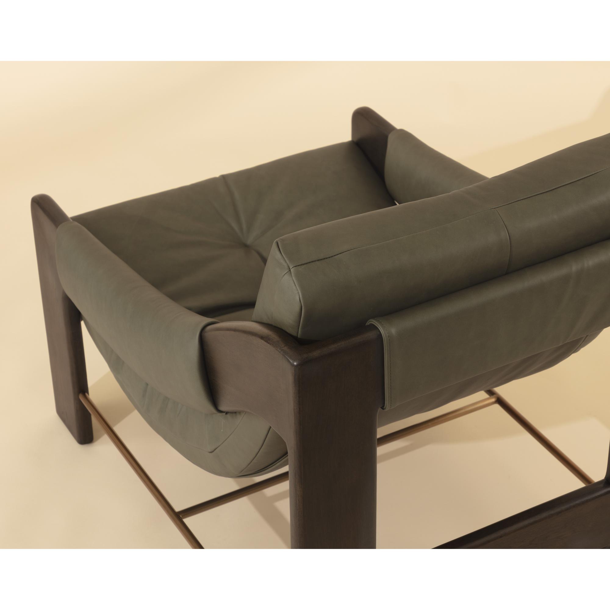 Rafferty Lounge Chair - Brown - Ludlow Dark Olive Leather 8 Rafferty Lounge Chair - Brown - Ludlow Dark Olive Leather - Image 8