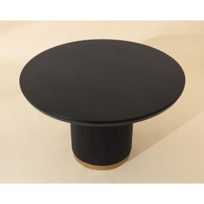 Kalla Dining Table - Round - Charcoal - 48" 112515 112515 KALLA DINING TABLE ROUND CHARCOAL 48 1