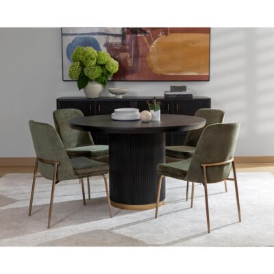 Kalla Dining Table - Round - Charcoal - 48" 112515 112515 KALLA DINING TABLE ROUND CHARCOAL 48 10