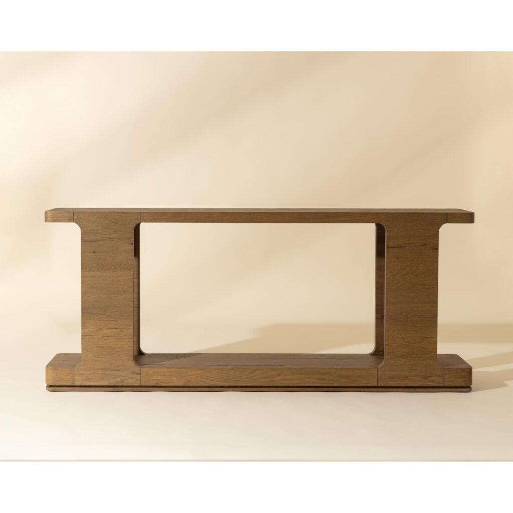 Hercules Console Table - Aged Brown - Image 2