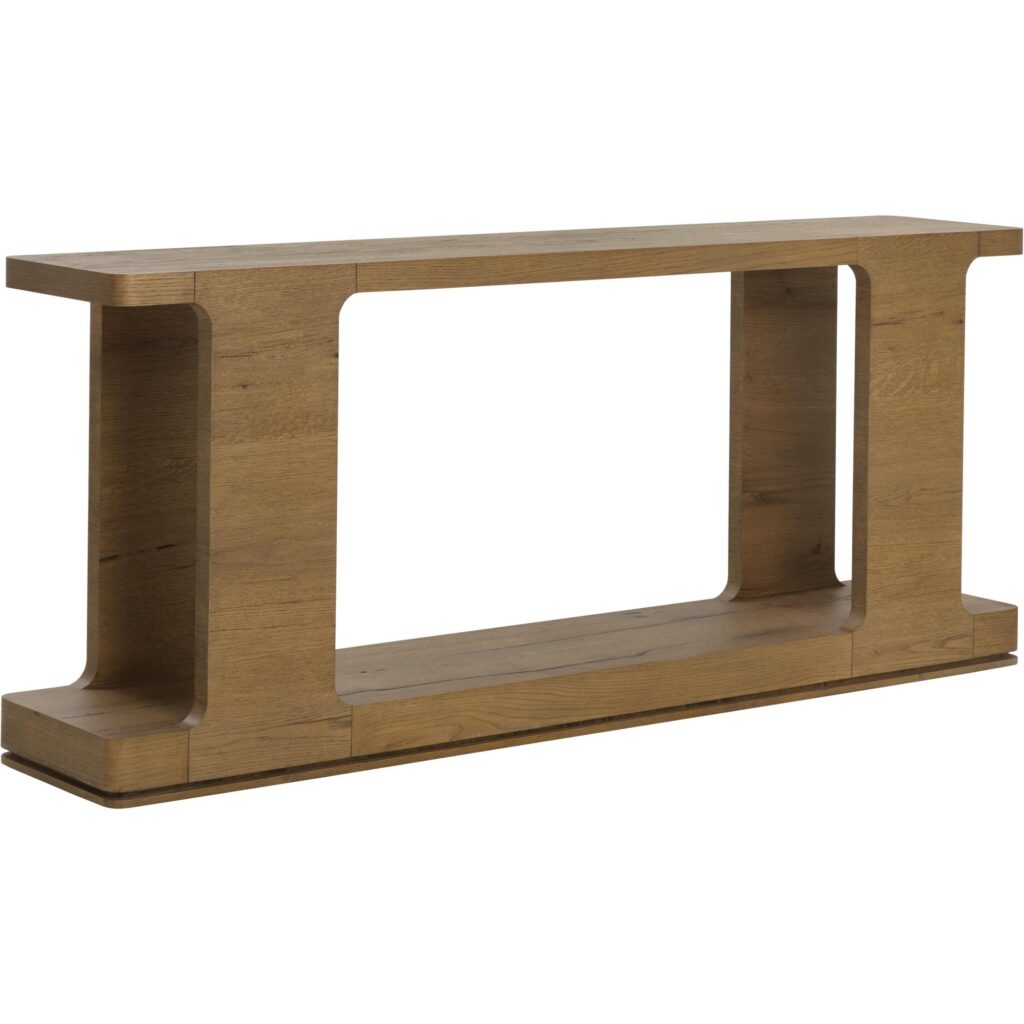 Hercules Console Table - Aged Brown - Image 5