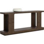 Hercules Console Table - Aged Brown 112531 112531 HERCULES CONSOLE TABLE HONEY GREY 20