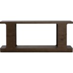 Hercules Console Table - Aged Brown 112531 112531 HERCULES CONSOLE TABLE HONEY GREY 22