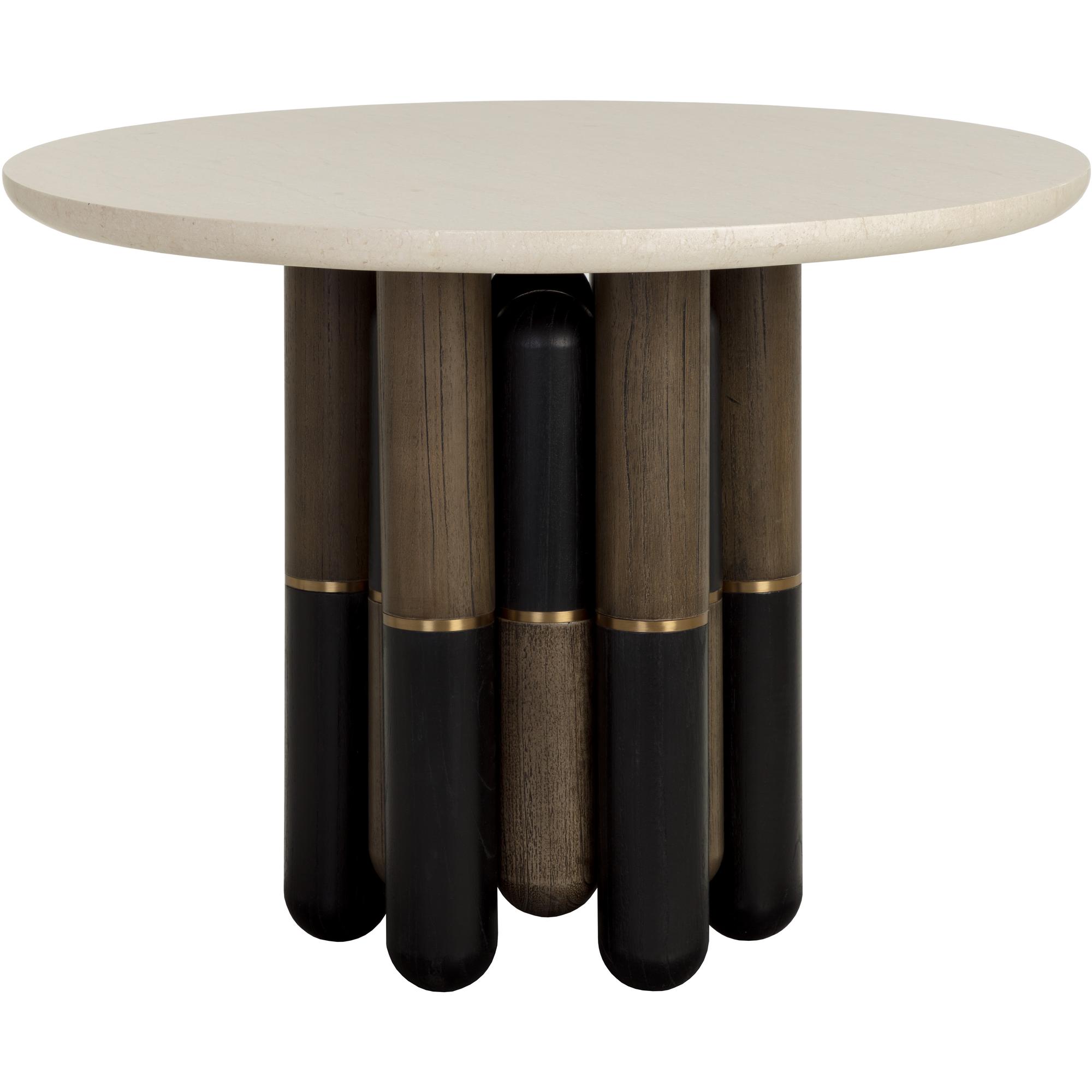 Yanna Bistro Table - Round - Marble - 39.5" 3 Yanna Bistro Table - Round - Marble - 39.5" - Image 3