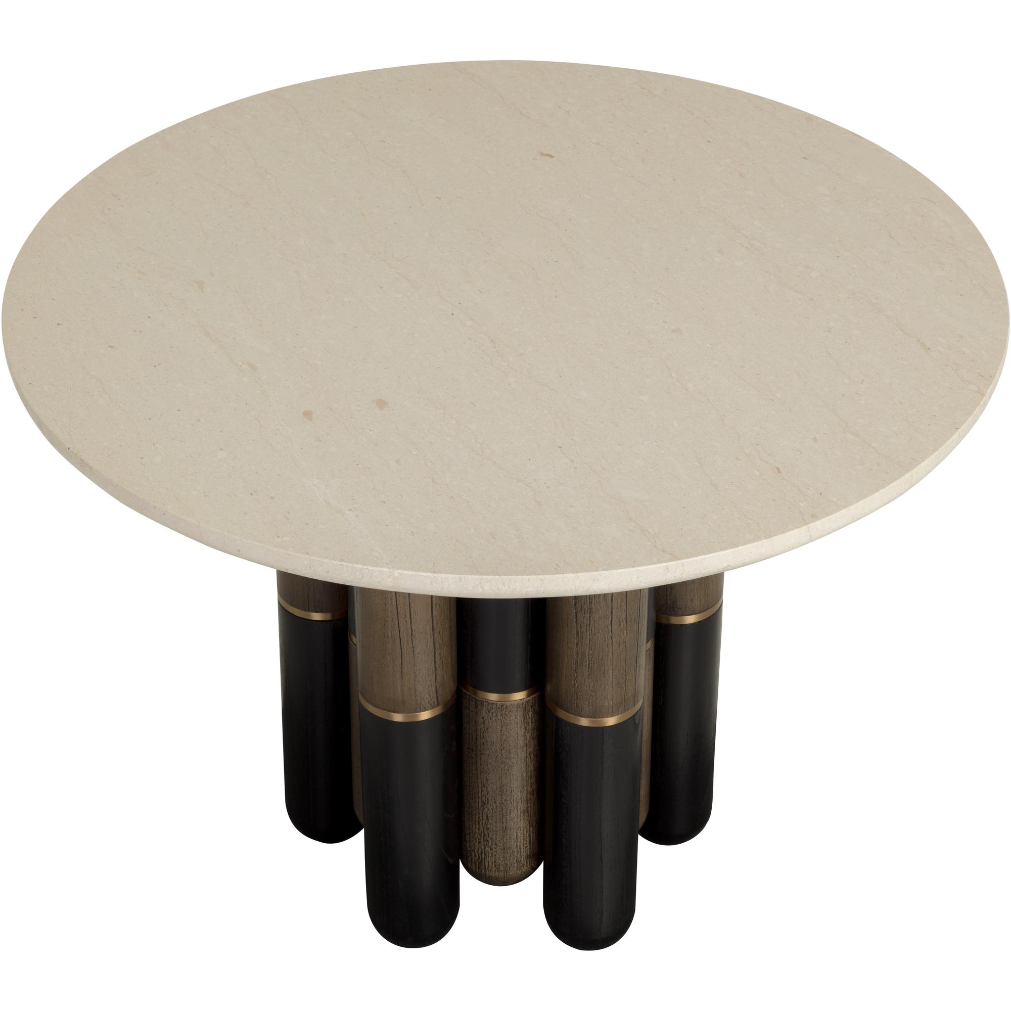 Yanna Bistro Table - Round - Marble - 39.5" 4 Yanna Bistro Table - Round - Marble - 39.5" - Image 4
