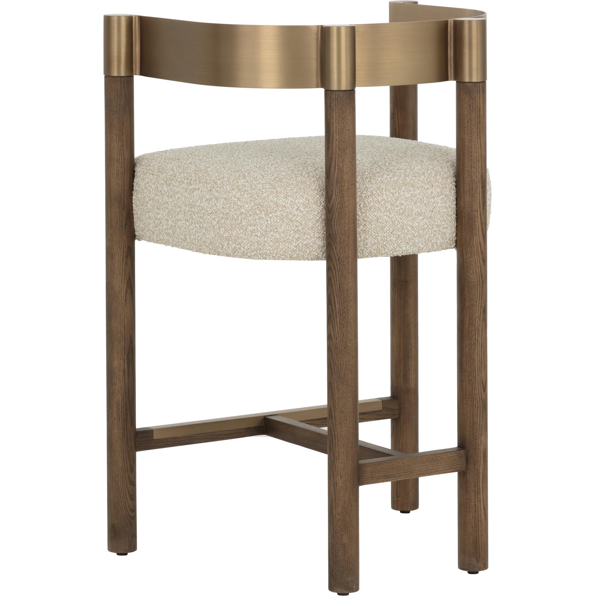 Manolo Counter Stool - Santa Cruz Oatmeal 4 Manolo Counter Stool - Santa Cruz Oatmeal - Image 4