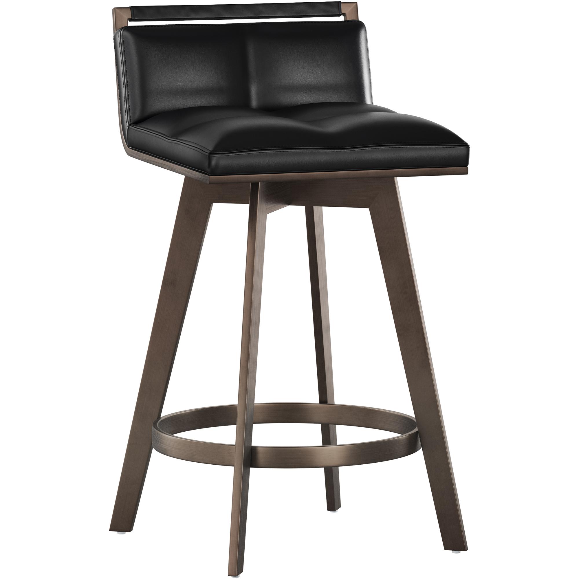 Arizona Swivel Counter Stool - Bravo Black 1 Arizona Swivel Counter Stool - Bravo Black
