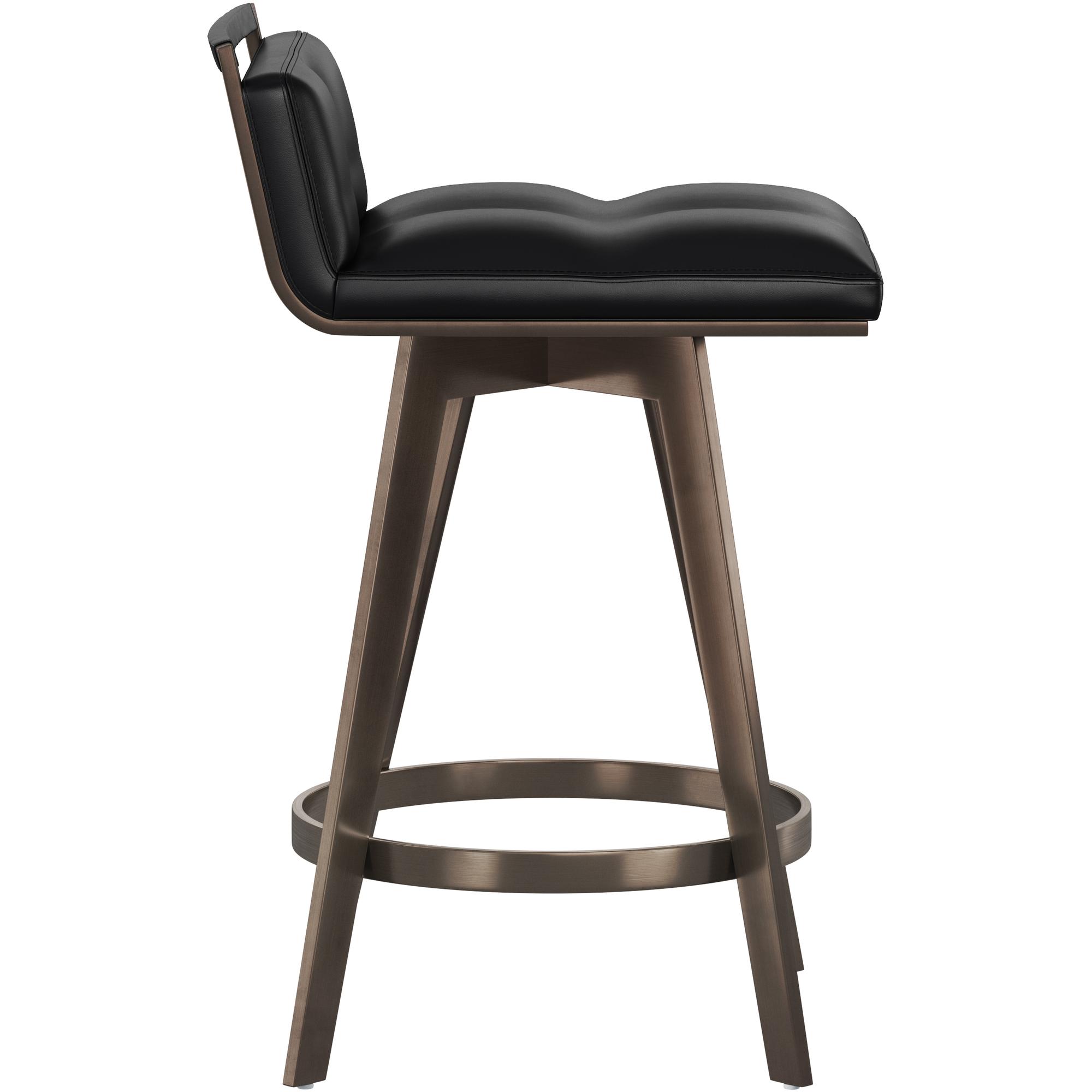 Arizona Swivel Counter Stool - Bravo Black 2 Arizona Swivel Counter Stool - Bravo Black - Image 2