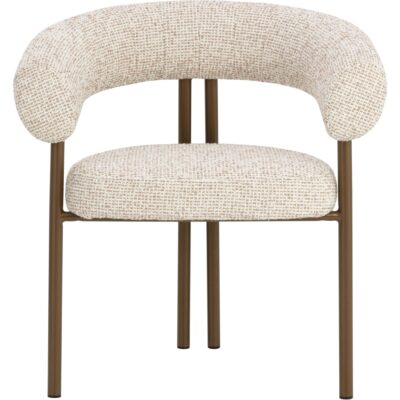 Oniva Dining Armchair - Antique Bronze - Noah Ecru 11 Oniva Dining Armchair - Antique Bronze - Noah Ecru 112556 112556 ONIVA DINING ARMCHAIR ANTIQUE BRONZE NOAH ECRU 21