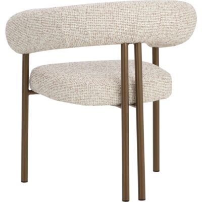 Oniva Dining Armchair - Antique Bronze - Noah Ecru 13 Oniva Dining Armchair - Antique Bronze - Noah Ecru 112556 112556 ONIVA DINING ARMCHAIR ANTIQUE BRONZE NOAH ECRU 23