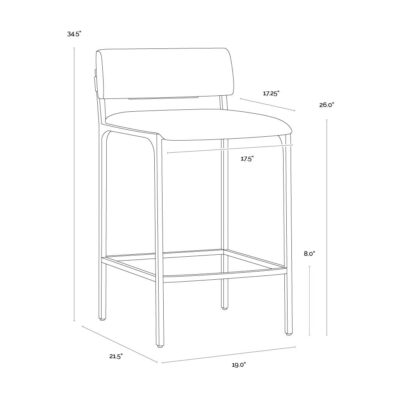 Mori Counter Stool - Abbington Black 112558 112558 6