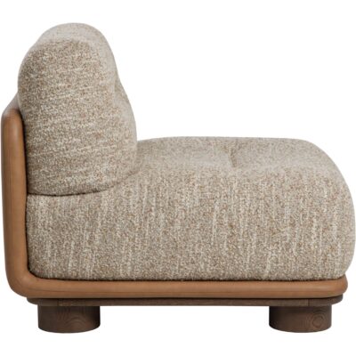 Tomo Lounge Chair - Holden Dusty Greige / Milliken Cognac 112569 112569 3