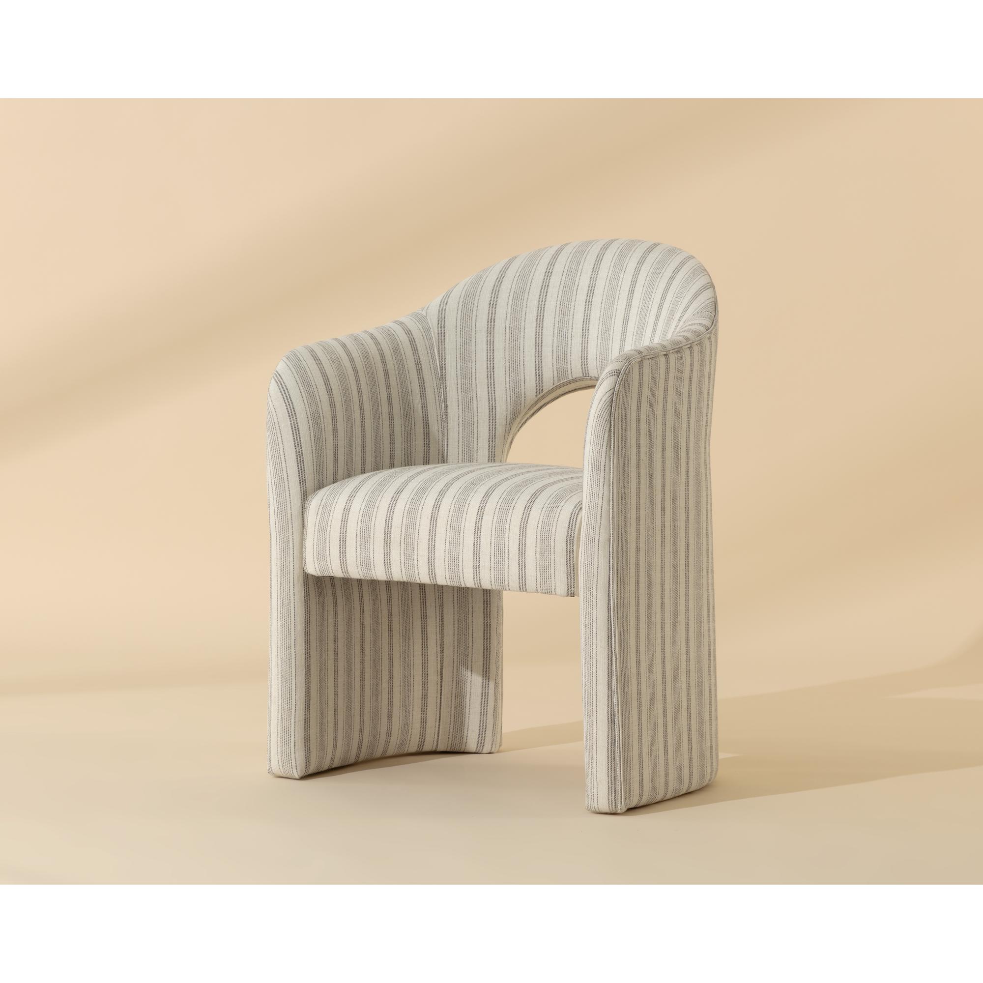 Anaya Dining Armchair - Gifford Script 6 Anaya Dining Armchair - Gifford Script - Image 6
