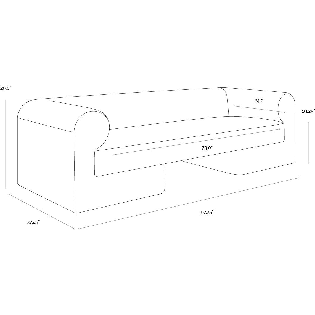 Ionic Sofa - Meg Gold 6 Ionic Sofa - Meg Gold - Image 6