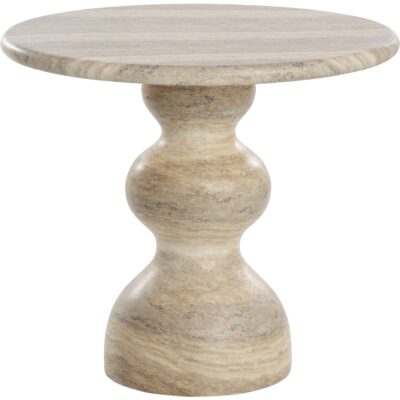 Raul Bistro Table - Travertine Look - Dune - 34" 112599 112599 RAUL BISTRO TABLE 34 21