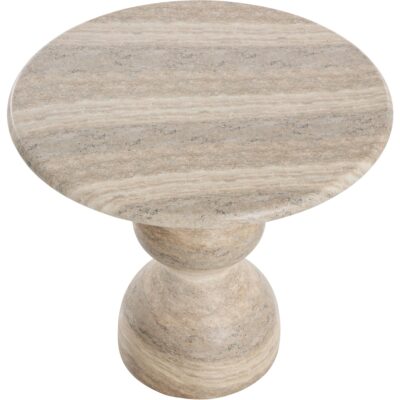 Raul Bistro Table - Travertine Look - Dune - 34" 112599 112599 RAUL BISTRO TABLE 34 22