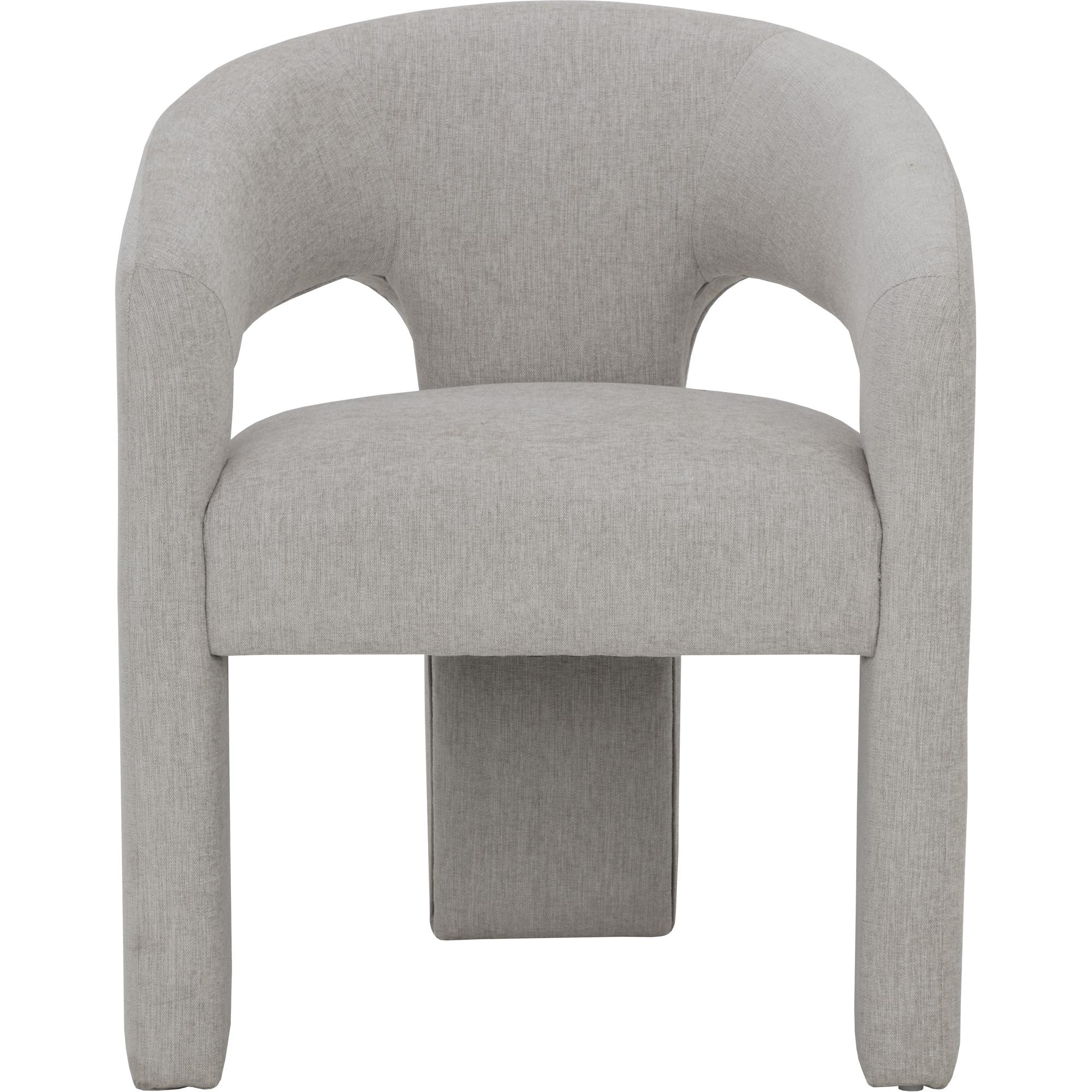 Isidore Dining Armchair - Ernst Sandstone 2 Isidore Dining Armchair - Ernst Sandstone - Image 2