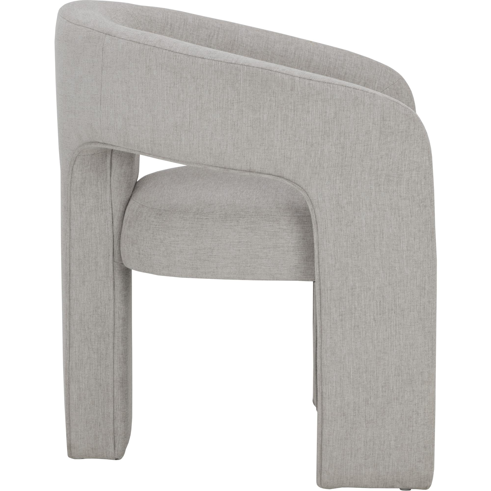 Isidore Dining Armchair - Ernst Sandstone 3 Isidore Dining Armchair - Ernst Sandstone - Image 3