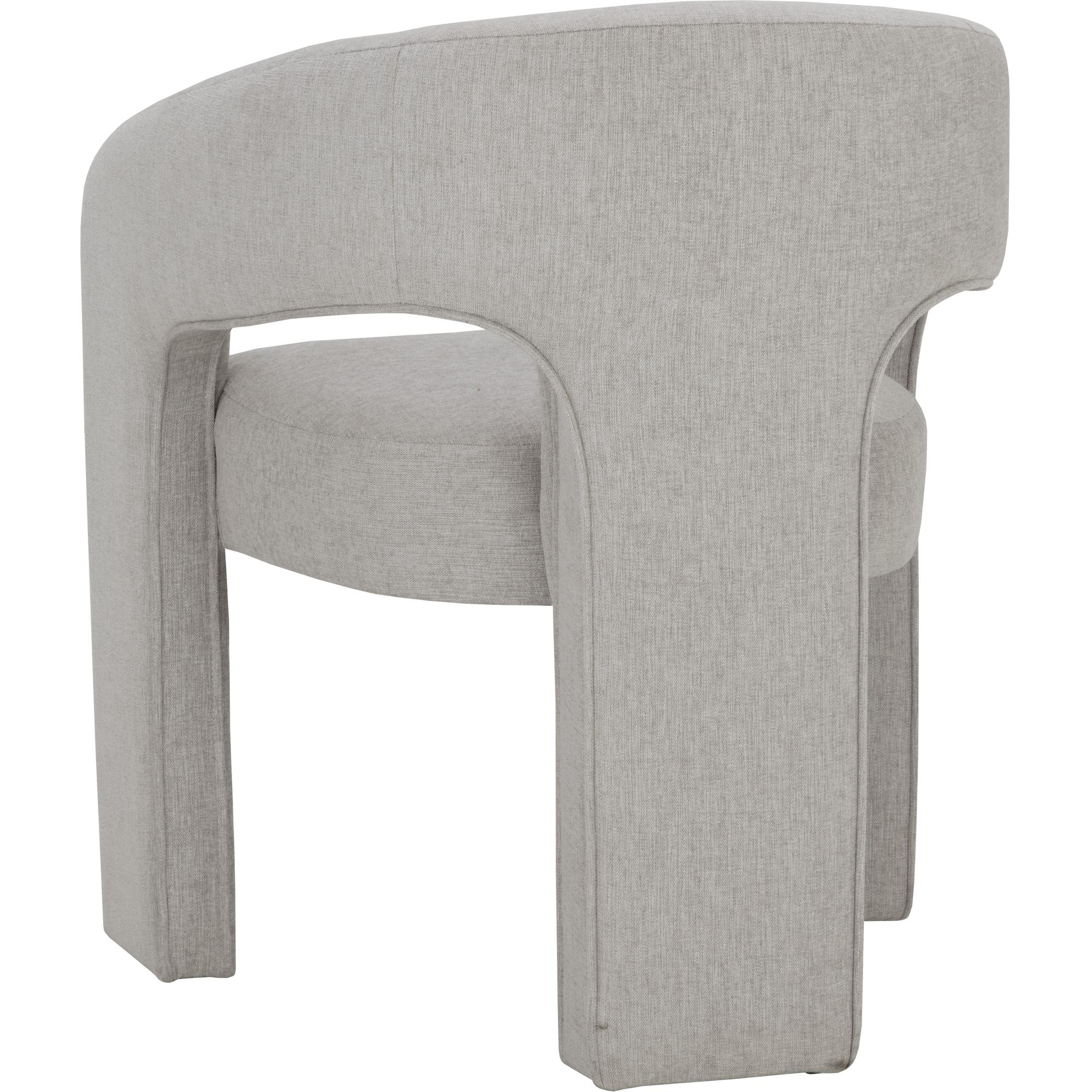 Isidore Dining Armchair - Ernst Sandstone 4 Isidore Dining Armchair - Ernst Sandstone - Image 4
