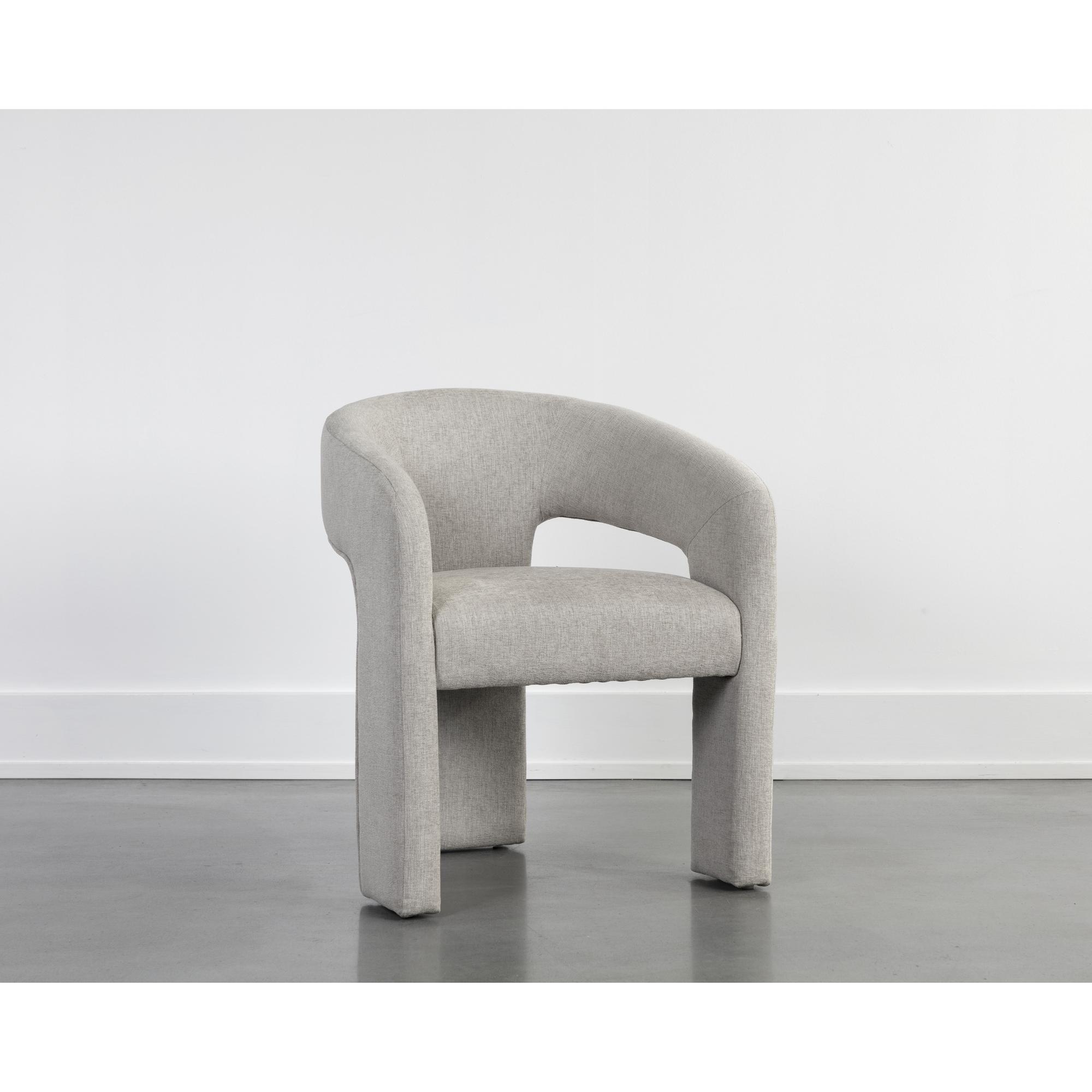 Isidore Dining Armchair - Ernst Sandstone 5 Isidore Dining Armchair - Ernst Sandstone - Image 5