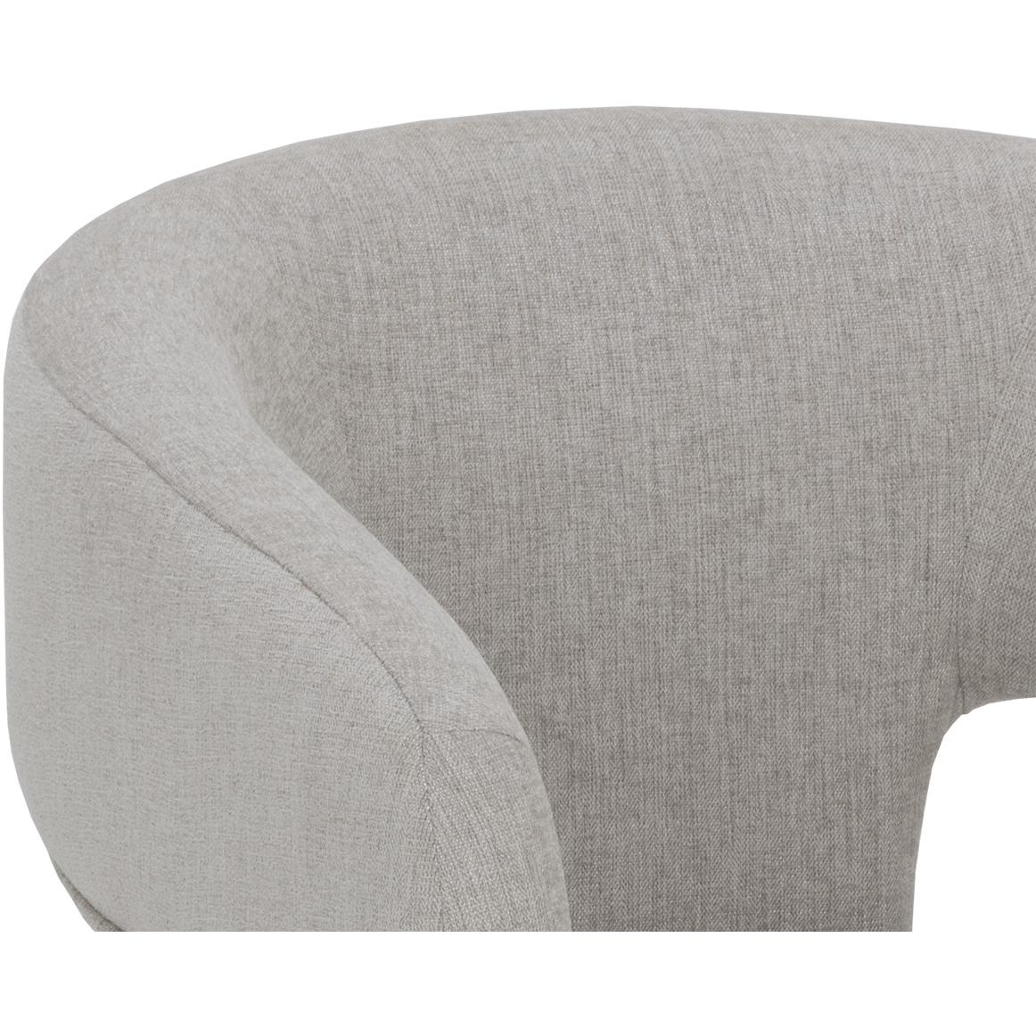 Isidore Dining Armchair - Ernst Sandstone 6 Isidore Dining Armchair - Ernst Sandstone - Image 6