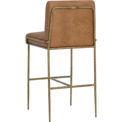 Lathan Barstool - Tan Leather 8 Lathan Barstool - Tan Leather 112614 112614 4