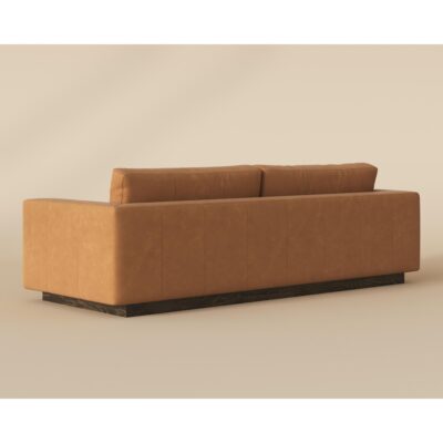 Anakin Sofa - Dark Brown - Tuscany Cognac Leather 112621 112621 ANAKIN SOFA TUSCANY COGNAC LEATHER 2