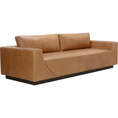 Anakin Sofa - Dark Brown - Tuscany Cognac Leather