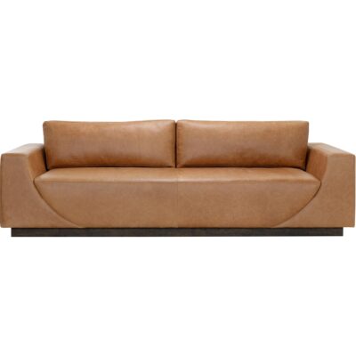 Anakin Sofa - Dark Brown - Tuscany Cognac Leather 112621 112621 ANAKIN SOFA TUSCANY COGNAC LEATHER 21
