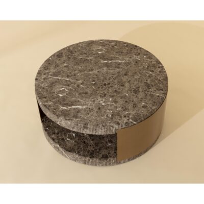 Cavette Coffee Table - Marble Look - Dark Emperador 112634 112634 CAVETTE COFFEE TABLE MARBLE LOOK DARK EMPERADOR 2