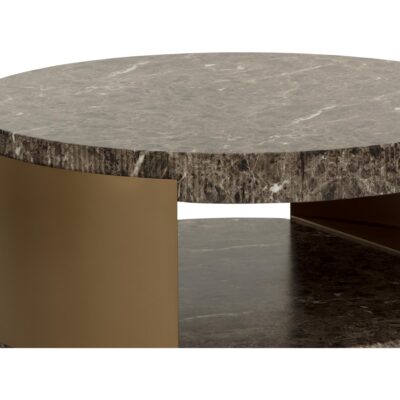 Cavette Coffee Table - Marble Look - Dark Emperador 112634 112634 CAVETTE COFFEE TABLE MARBLE LOOK DARK EMPERADOR 26
