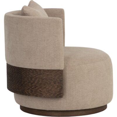 Bastille Swivel Lounge Chair - Rhine Sandbank 112670 112670 3