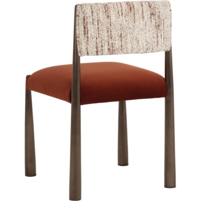 Bayard Dining Chair - Dark Bronze - Meg Rust / Terri Nutmeg 11 Bayard Dining Chair - Dark Bronze - Meg Rust / Terri Nutmeg 112687 112687 BAYARD DINING CHAIR DARK BRONZE MEG RUST TERRI NUTMEG 23