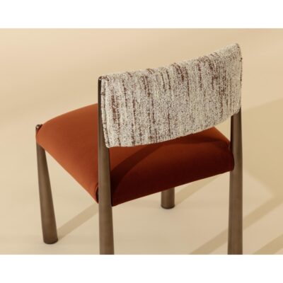 Bayard Dining Chair - Dark Bronze - Meg Rust / Terri Nutmeg 15 Bayard Dining Chair - Dark Bronze - Meg Rust / Terri Nutmeg 112687 112687 BAYARD DINING CHAIR DARK BRONZE MEG RUST TERRI NUTMEG 6