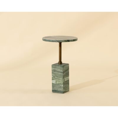 Mizani End Table - Marble Look - Sage