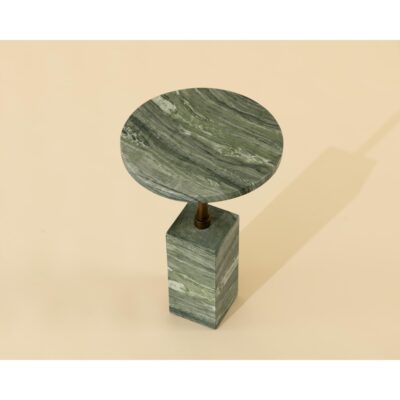 Mizani End Table - Marble Look - Sage 112722 112722 MIZANI END TABLE MARBLE LOOK SAGE 2