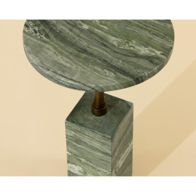 Mizani End Table - Marble Look - Sage 112722 112722 MIZANI END TABLE MARBLE LOOK SAGE 6