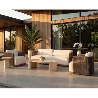 Savinah Coffee Table - Travertine Look - Natural 12 Savinah Coffee Table - Travertine Look - Natural 112724 112724 6