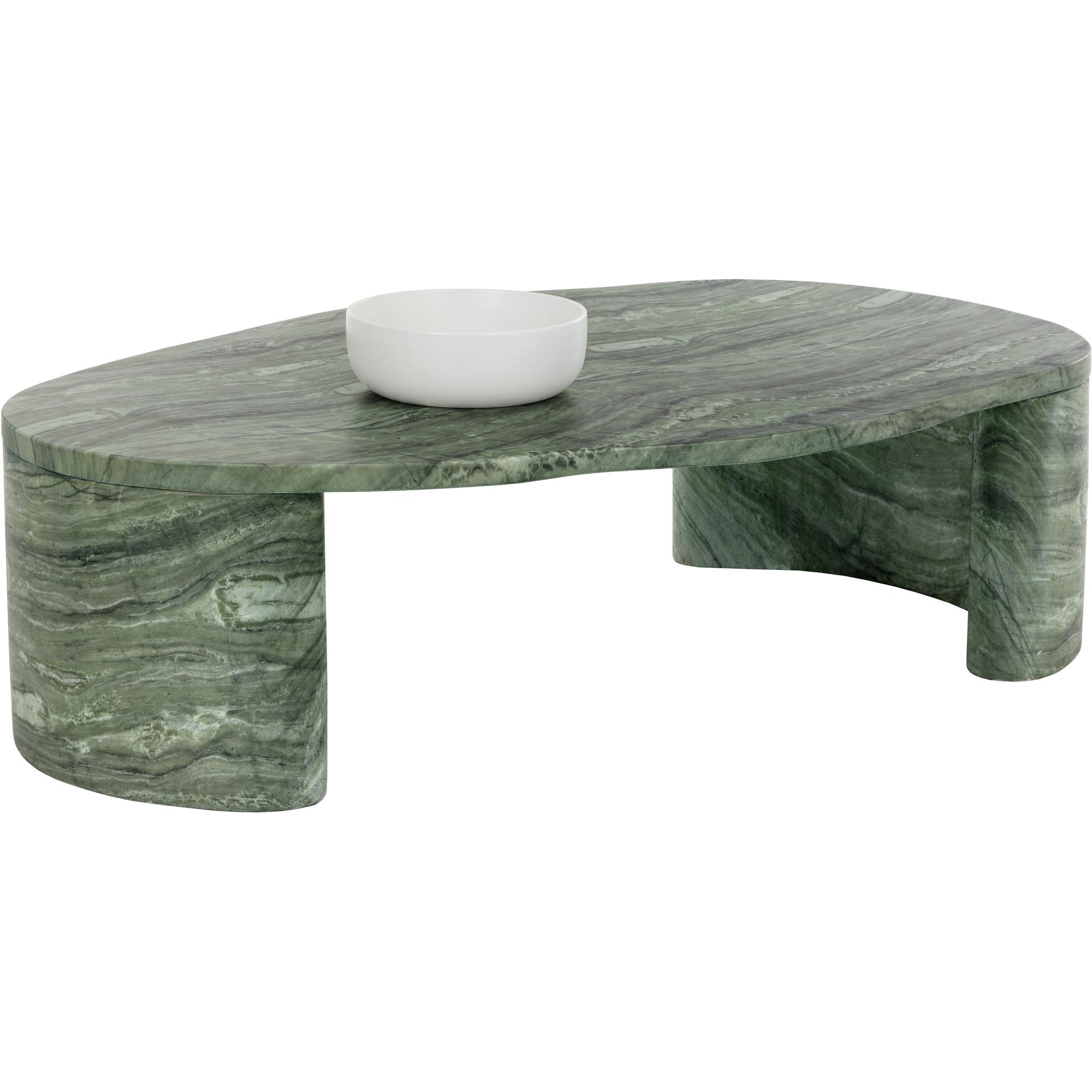 Savinah Coffee Table - Marble Look - Sage 1 Savinah Coffee Table - Marble Look - Sage