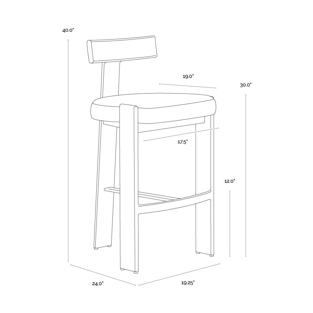 Titan Barstool - Palazzo Cream 6 Titan Barstool - Palazzo Cream - Image 6
