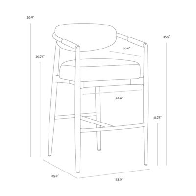 Marita Barstool - Louis Cream 13 Marita Barstool - Louis Cream 112729 112729 7