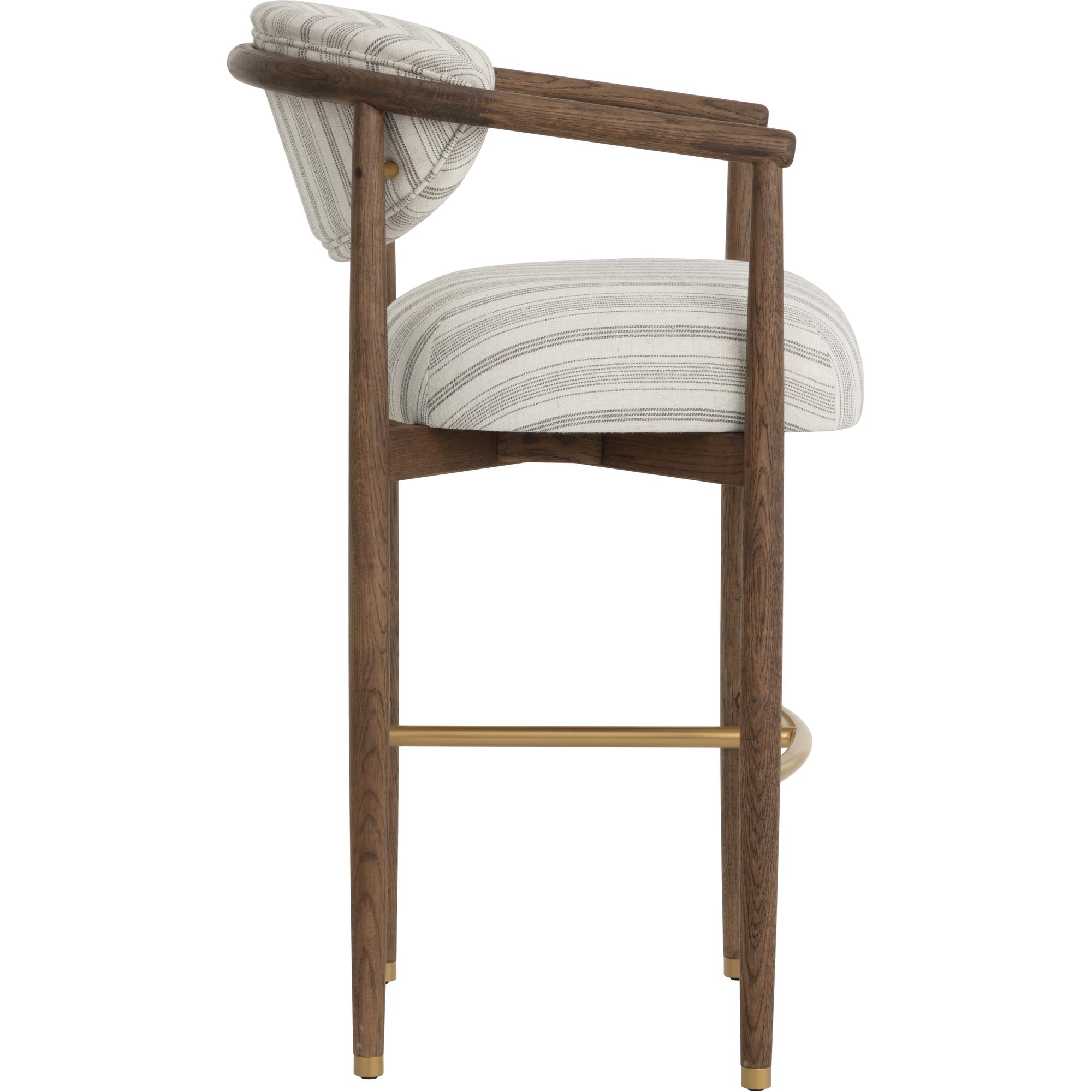 Sigrid Barstool - Antique Brown - Gifford Script 3 Sigrid Barstool - Antique Brown - Gifford Script - Image 3
