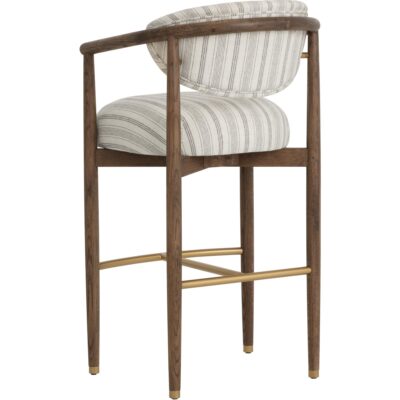 Sigrid Barstool - Antique Brown - Gifford Script 11 Sigrid Barstool - Antique Brown - Gifford Script 112741 112741 SIGRID BARSTOOL ANTIQUE BROWN GIFFORD SCRIPT 23